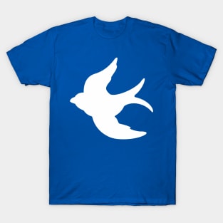 White Flying Swallow T-Shirt